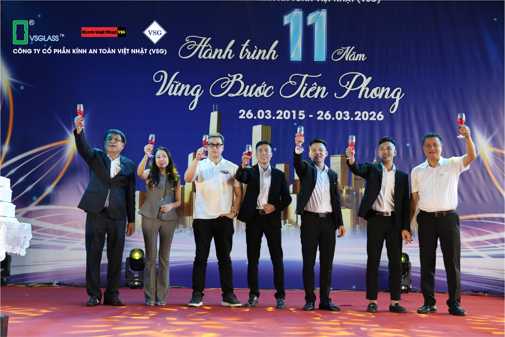Kỷ niệm 11 năm thành lập Công ty Kính An Toàn Việt Nhật (VSG)
